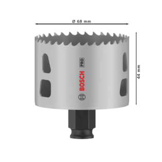 Scie trépan pro multi material pc plus, 68 mm