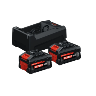 Pack 1 chargeur 12V/18V-80   2 batteries 18V 5,5 Ah EXBA18V-55