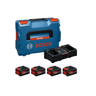 Pack 1 chargeur 18V2-320   4 batteries 18V 5,5 Ah EXBA18V-55