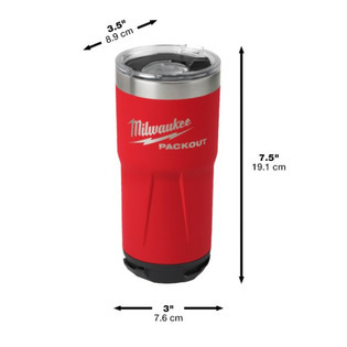 Mug packout™ tumbler 591 ml red