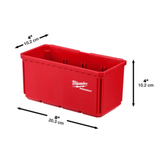 Bac 10x20 cm - lot de 2 pièces, système packout