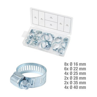 Assortiment de colliers de serrage, 26 pièces